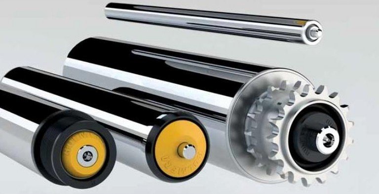 Rolki transportowe i elementy przenośników